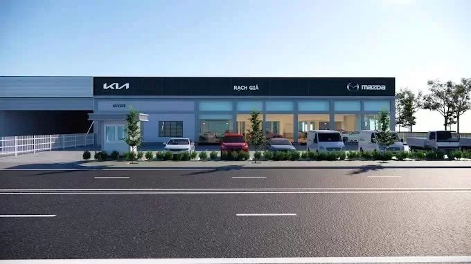 Hình ảnh showroom Mazda Kiên Giang